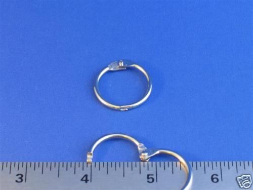 3/4&#034; loose leaf hinge snap ring (100 pieces) for sale