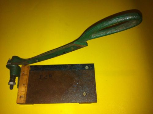 Vintage Cast Iron Handle Small Paper Film  Cutting Tool