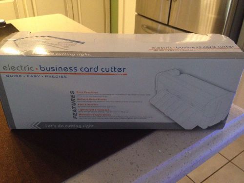 NEW Electric Business Card Cutter/Slicer/Slitter/Maker