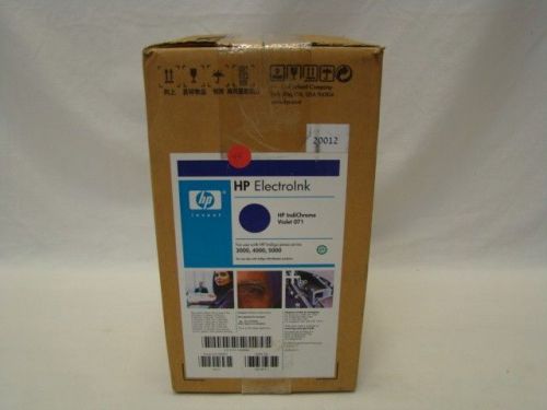 4 cans hp electroink violet indichrome indigo press 3000/4000/5000 series e2-441 for sale