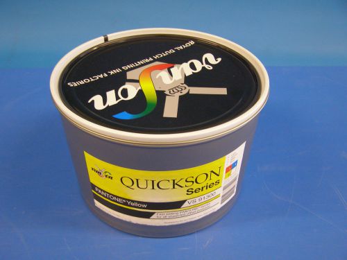 New VanSon Quickson Pantone Yellow Ink 5.5lb VS91300 In Stock Ready to Ship!