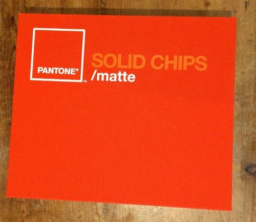 PANTONE Solid Chips/matte Binder Book