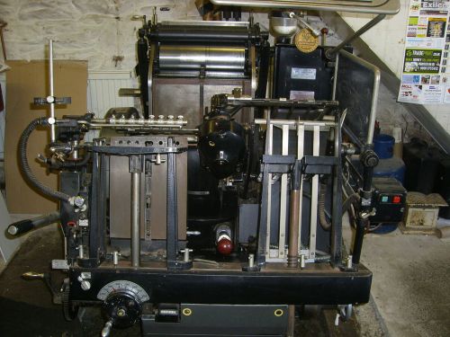 DUE TO PRINTER CLOSING DOWN IN LONDON HEIDELBERG T PLATEN 10X15 GOOD CONDITION