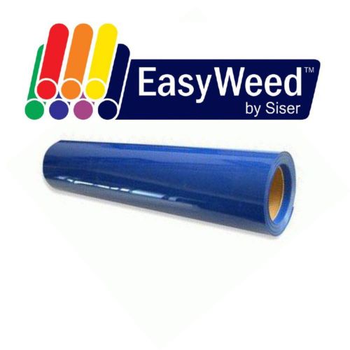 1 Sheet *BLUE* SISER EasyWeed Heat transfer vinyl 15&#034; X 12&#034; Iron on- ANY Cutter