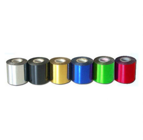 6 rolls hot foil stamping paper heat transfer anodized gilded paper for sale