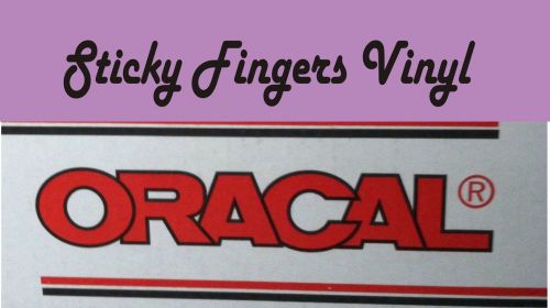 1 Roll *LAVENDER* ORACLE 651 Vinyl Sheet 12&#034; x 5 FT Cricut-Silhouette Craft Sign
