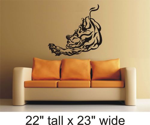 Tiger Silhouette Bedroom Drawing Room Waiting Room Car Vinyl Sticker Decal -1449