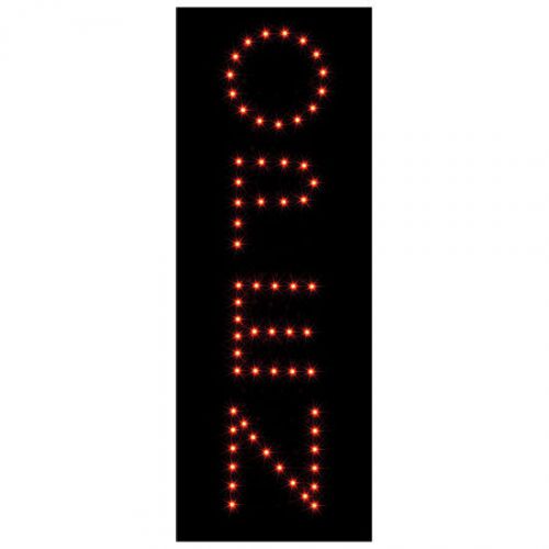 Vertical OPEN CLOSED Animated Store LED Light Neon Sign
