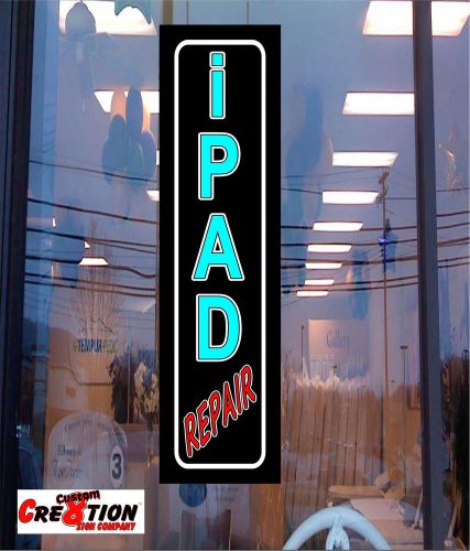 Led light up sign  i pad repair - 46&#034;x12&#034; neon/banner altern - window sign for sale