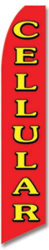 CELLULAR  X-Large Swooper Flag - N-1409C