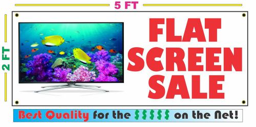 FLAT SCREEN SALE Full Color Banner Sign NEW XXL Size Best Quality for the $ TV