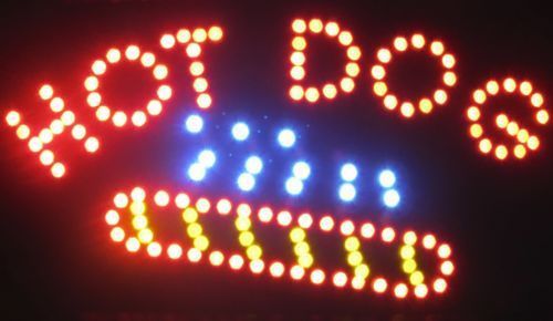 Hot Dogs  LED Neon Sign Restaurant Store Sign