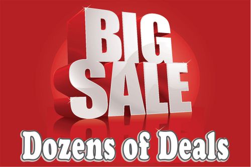 Big Sale Deals Advertising Vinyl Sign Banner /grommets 2x3&#039; made in USA rv23