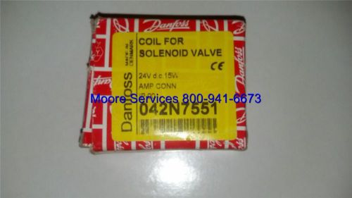 Danfoss Coil Solenoid Valve 042N7551 24vdc blue refrigeration