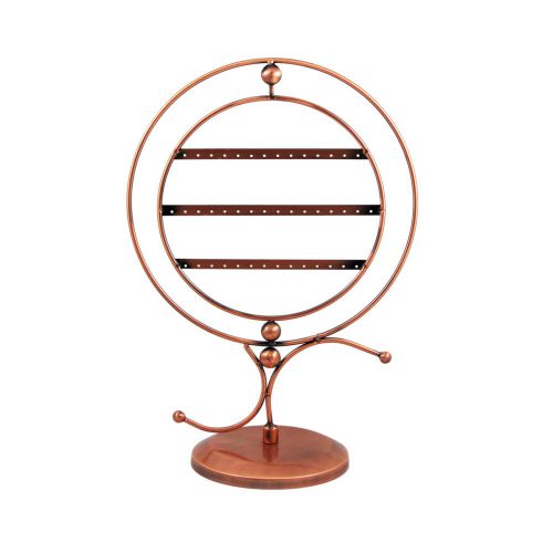 Earring Display Stand - Swiveling with Vintage Copper Finish