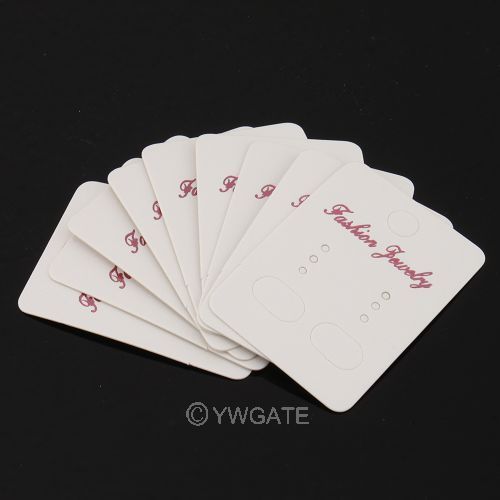 100Pcs Hot Sell Paper Jewelry Display Wedding Favour Tags Hanging Cards Tags