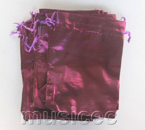 20 piece 5&#034;X7&#034; wine red cloth thick Jewelry Pouch bags Gift packing T943A36