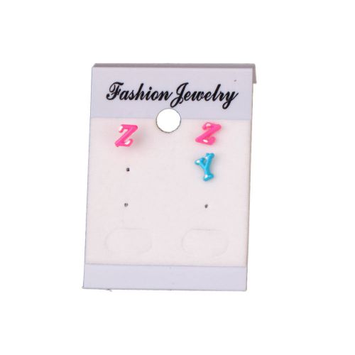 Hot Selling 100 PCS Paper Earrings Jewelry Display Hanging Cards Tags