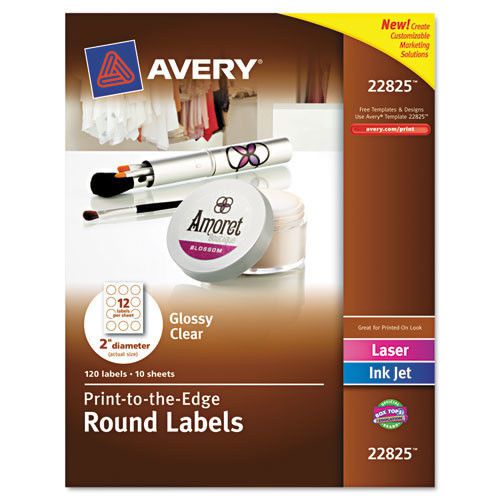 Avery Round Easy Peel Label (120 Pack)
