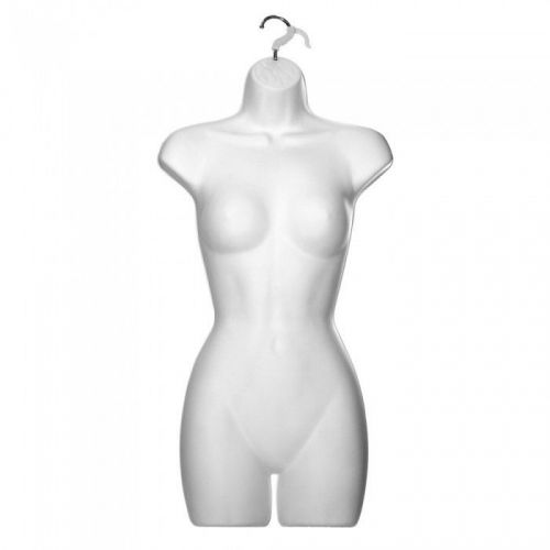 Lot 20x white nude female torso hanging mannequin body dress form display hollow for sale