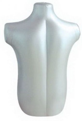 Inflatable Torso Kids 2871 Easy Carry Mannequin Silver Color