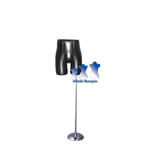 Inflatable Male Brief Form, Black and MS1 Stand