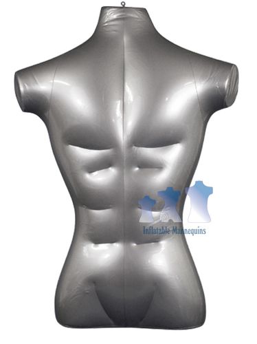 Inflatable Mannequin, Male Torso, Standard Size Black