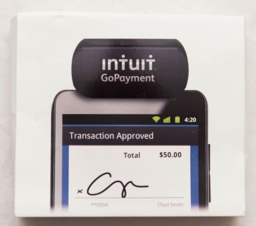 Intuit GoPayment Credit Card Reader Cell Phone Reader