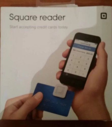 Square Credit Card Reader for Apple and Android New Retail Packaging White