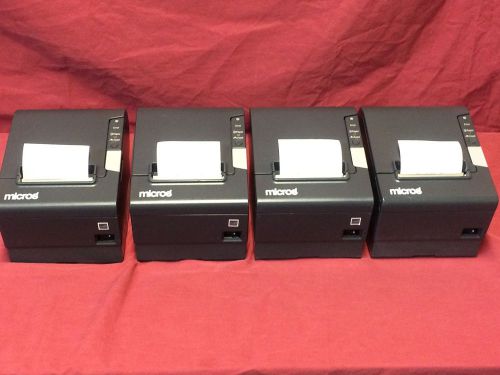 Lot of 4 EpsonTM-T88V Micros M244A IDN &amp; USB I/F  W/PS180 Adapter-Reconditioned