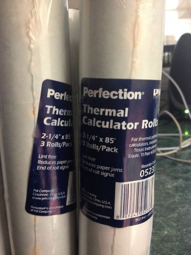 Perfection Thermal Calculator Rolls 2-1/4&#034; x 85&#039; (3 roll packs, 9 packs)