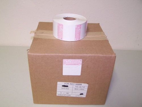 Torrey original safe handling thermal label for lsq-40l scale,12 roll/1000 label for sale