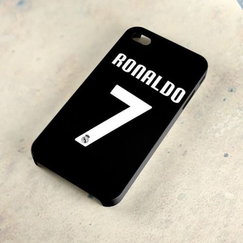 Cristiano Ronaldo CR7 Black Logo A26 Samsung Galaxy iPhone 4/5/6 Case