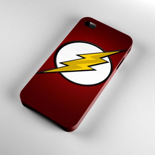 The Flash Hero Comic Logo 3D iPhone 4/4s/5/5s/5C/6 Case Cover Kj59