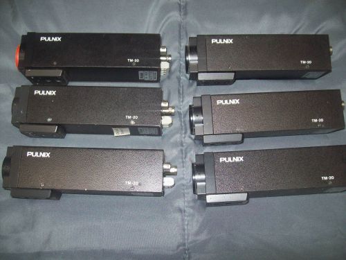 Lot of 6 Pulnix TM-20 cameras