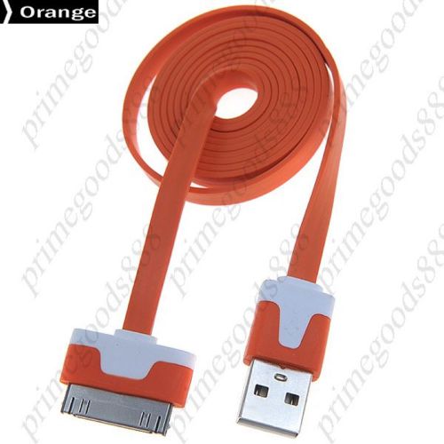 1M USB Connector to Dock Charger Data Cable Charging 3 Free Shipping Orange