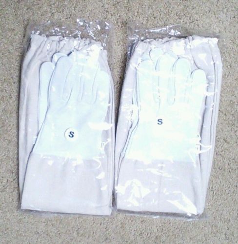 2 pair lot New Small Size Beekeeper leather Goat skin Gloves US Seller