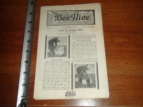 BW446 Vintage 1934 Issue of The Bee Hive Vol.II No.I