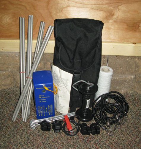 Portable electric fence kit - &#034;Trekking Kit&#034; - gardens, dogs, camping, livestock