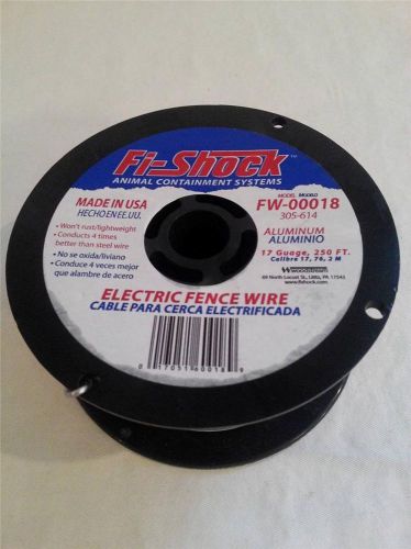 Fi-shock fw-00018d 250-feet 17 gauge spool aluminum wire new free shipping for sale