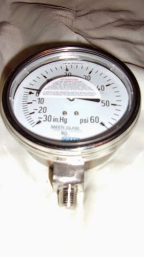 Wika 9745335 industrial pressure gauge, dry-filled, stainless steel for sale