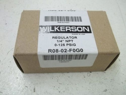 WILKERSON R08-02-F0G0 1/4&#034; REGULATOR 0-125 PSIG *NEW IN A BOX*