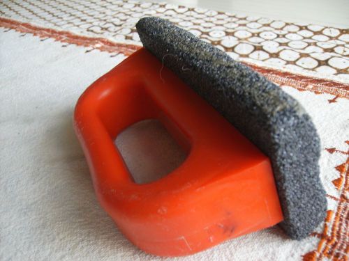 CONCRETE BURRING SANDING GRINDING 20 GRIT RED HANDLE TOOL USA