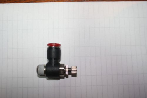 Cdc pneumatics flow control valve meter-in  1/8  npt x 1/4 od tube  nnb for sale