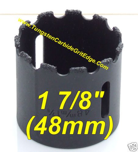 Tungsten Carbide Tile Hole Saw 1 7/8&#034; 48mm Concrete MDF