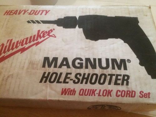 New Milwaukee 1/2&#034; Hole Shooter Magnum Variable Speed Reversing Drill 0244-1