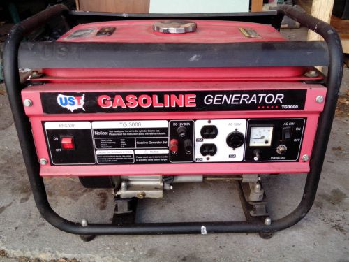 UST gasoline Generator 3000 watts peak very good working cond. Pick up only