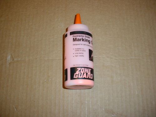 Zone Guard Contractor Grade Marking Chalk 4oz High Vis. Orange Line Refill USA