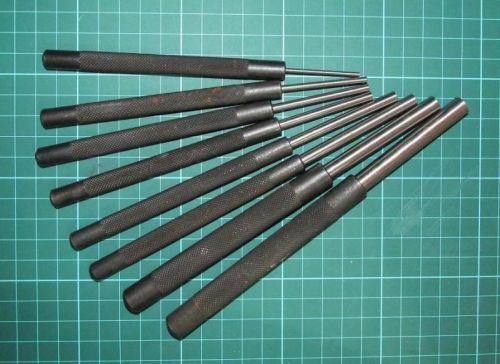 8pc Engineers Parallel Pin Punch Set 2mm - 10mm Workshop Tools Garage Metal Work