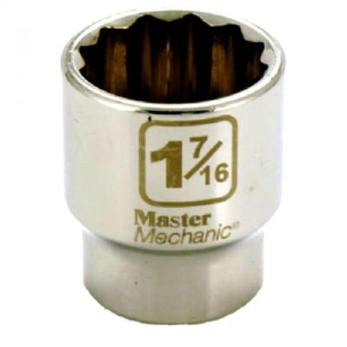 3/4&#034; dr 1-7/16 socket master mechanic sockets 356758 052088058282 for sale